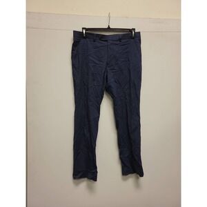 Alfani Slim Fit Mens Dress Pants 34x30 Blue Business Casual Career Trousers